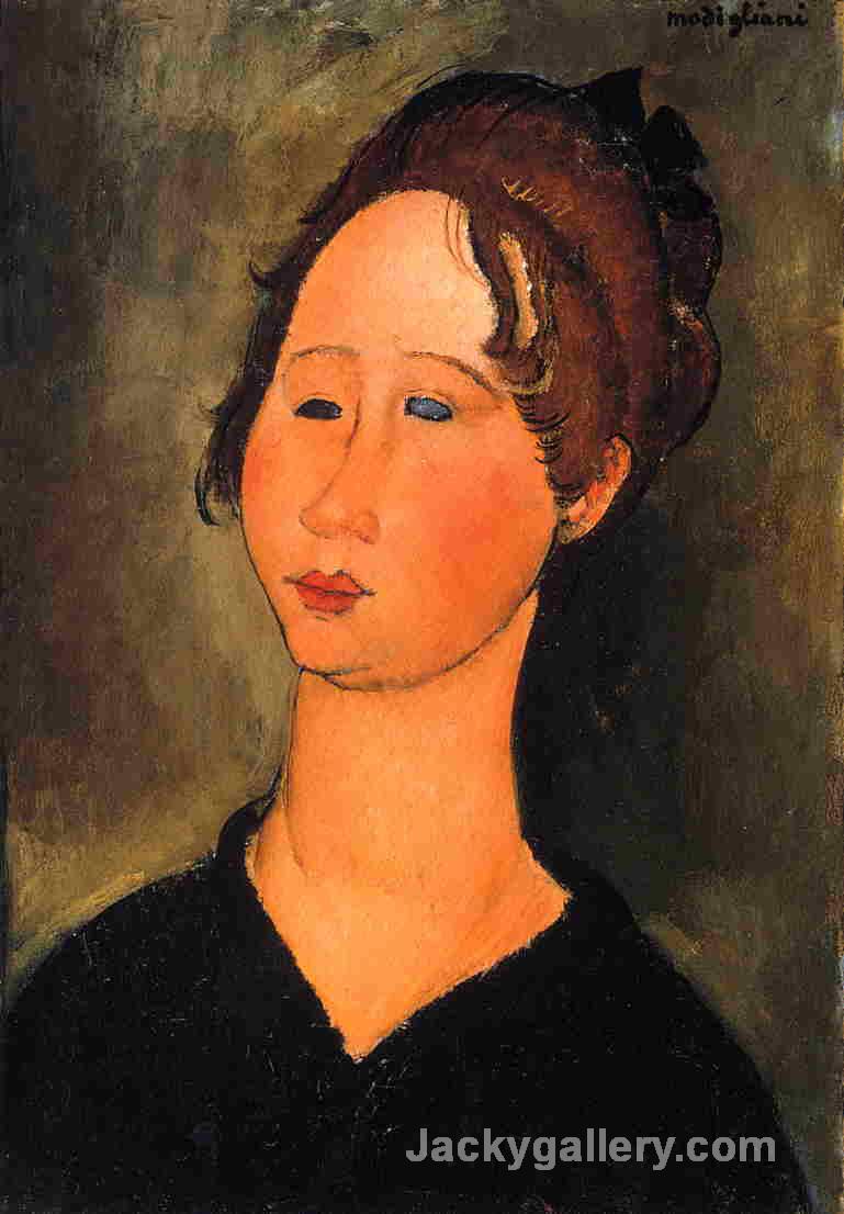 Burgundian Woman by Amedeo Modigliani paintings reproduction